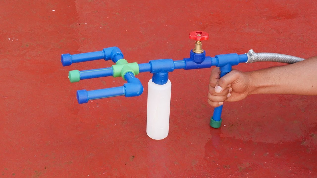 لن تصدق مادا صنعت مضخة مياه لغسل السيارات بدون كهرباء = OMG! AMAZING IDEA