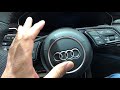 Audi A4 - How to Open Trunk