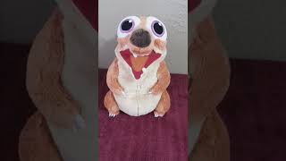 Disney ICE AGE SCRAT TALES Talking Giggling Baby Scrat Squirrel.