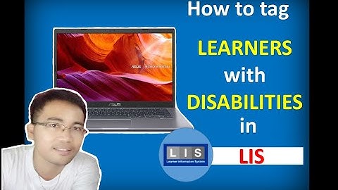 How to Tag Learners with Difficulties/Disabilities in LIS l Radz Tutorial Vlogs