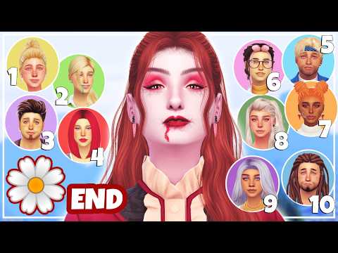 I COMPLETED THE SIMS IN BLOOM CHALLENGE!🤍