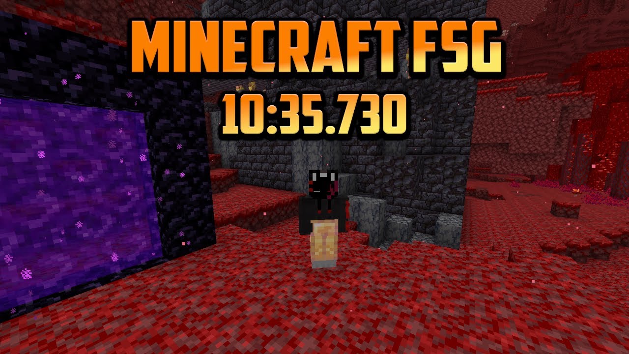 Minecraft FSG Speedrun [PB] (10:35) - YouTube