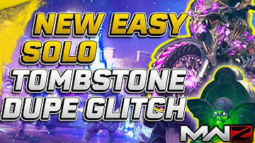 MW3 Zombies - EASIEST TOMBSTONE SETUP SOLO - NO PORTAL NO SCORCHER NO ESSENCE