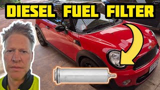 How To Change The Fuel Filter. Bmw Mini Diesel. Includes Bleeding Procedure.