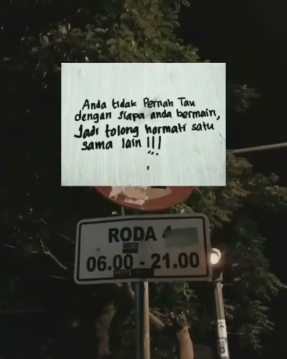 STORY WA || SALING MENGHORMATI MAU TUA ATAUPUN MUDA👍🏻