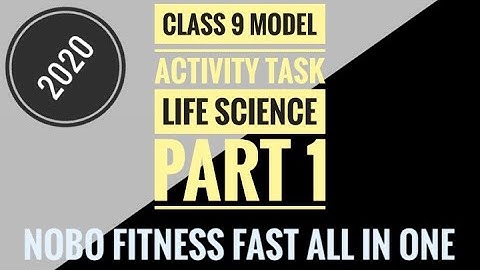 Class 9 model activity task #Life #science  (part 1) nobo fitness fast all in one