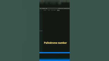 😲palindrome number in c #youtubeshorts #shorts #short