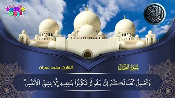 🌸 سورة النحل ( 1 : 14 ) - للقارئ محمد عمران 🌷💙