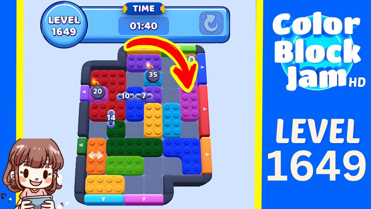 Color Block Jam Level 662 (1649) Solution Walkthrough - YouTube