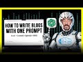 AI SEO BLOG PROMPTING
