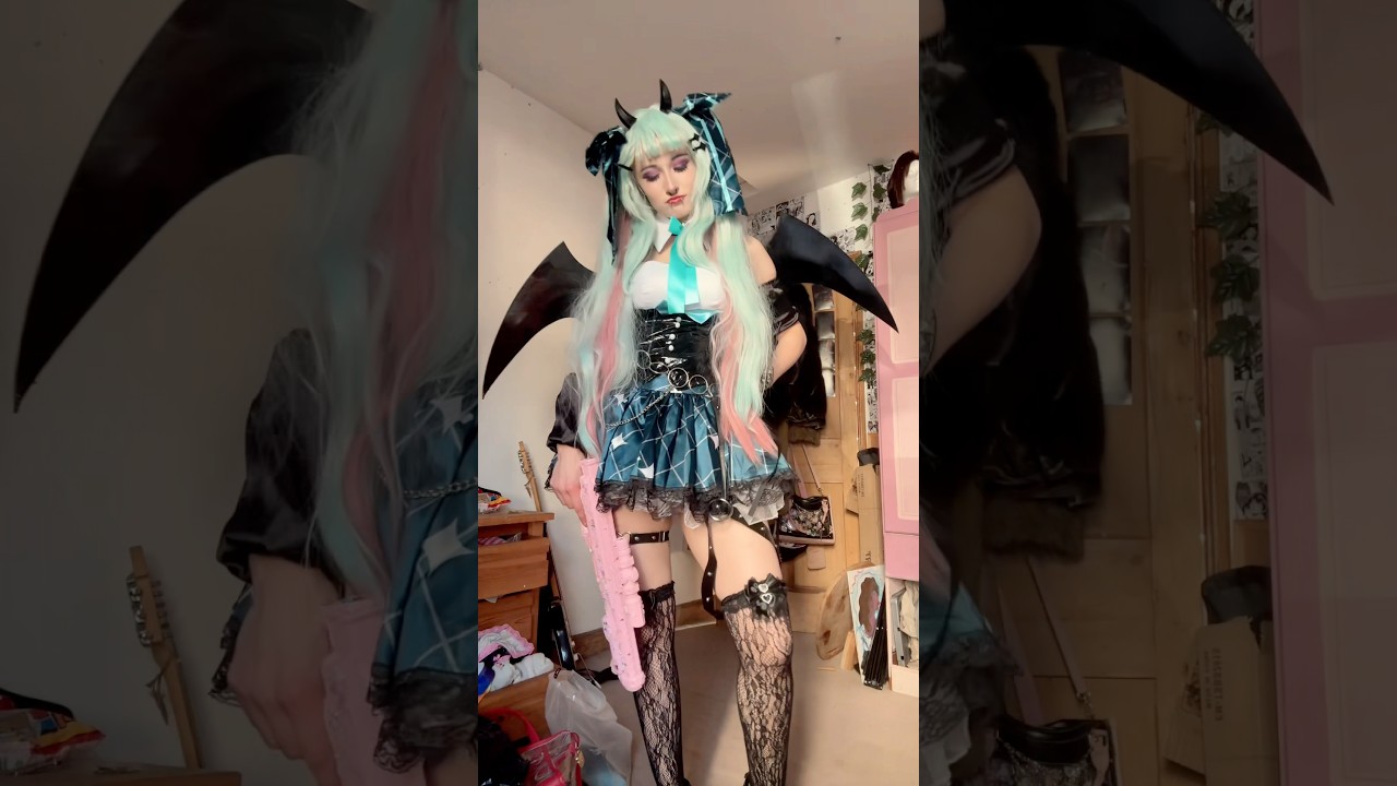 brought back rascal miku :3 #hatsunemiku #rascalmiku #devilmiku #rascalmikucosplay #cosplay