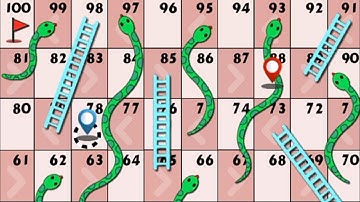 Snake and ladders game। Snake & ladder gameplay।🐍🐍🐍