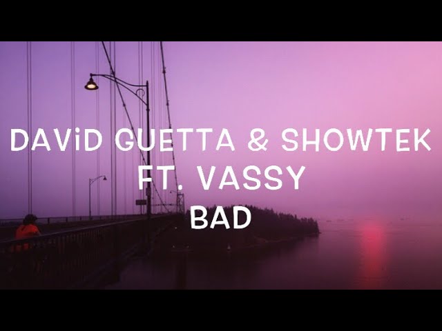 BAD (TRADUÇÃO) - David Guetta 