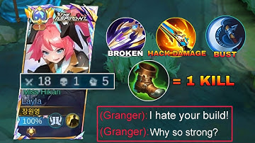 GLOBAL LAYLA NEW CRAZY ATTACK SPEED BUILD!! 500% SPEED HACK!?😱 ( MUST TRY! ) LAYLA BEST BUILD 2025