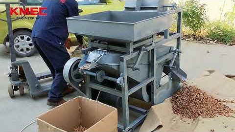 Hazelnut shell separation screening machine, Hazelnut shelling machine