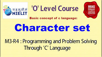 Character Set  || Doeacc 