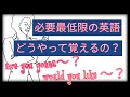 必要最低限の英語どうやって覚えるの？（Are you gonna?、Would you like?、外国人観光客に使える質問フレーズ等）【１日３０分の英会話レッスン】シリーズ０８７