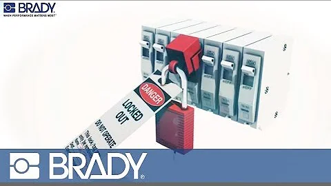 Brady Lockout Tagout Device Movie: Clamp on breaker lockout