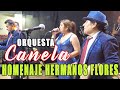 Mario roberto y su orquesta canela  homenaje hermanos flores  in live 2023