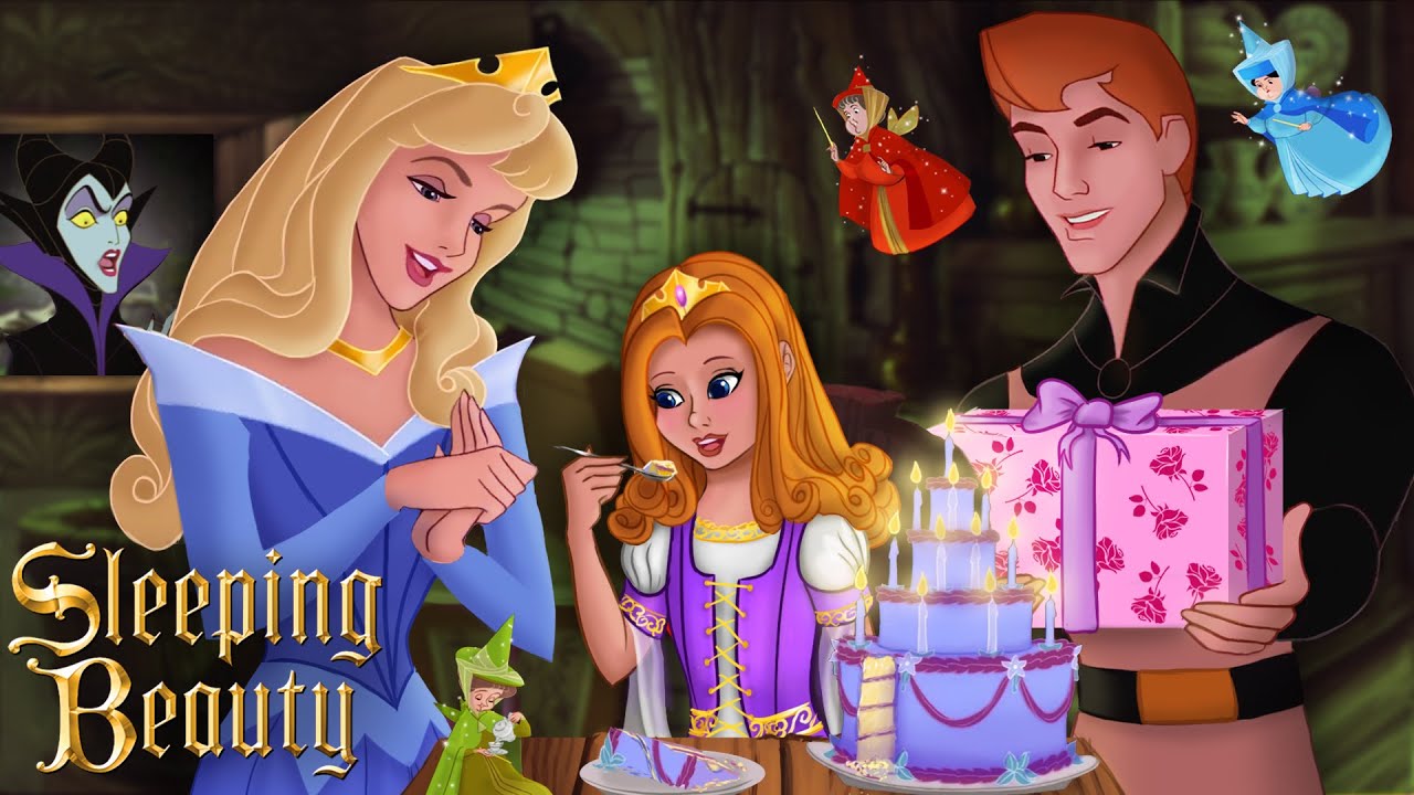 Sleeping Beauty: Aurora and Prince Phillip have a daughter! And it's her birthday! 💗💙 | Alice Edit!