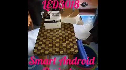 Unboxing of Excelvan LED3018 Smart Android Projector And First Impressions