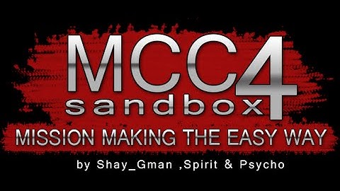 ArmA 3 - Tutorial on how to create MCC missions