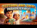 Namaz Sab Se Pehle! ✨ | Zeeshan Aur Zain Ki Kahani | Kids Moral Stories