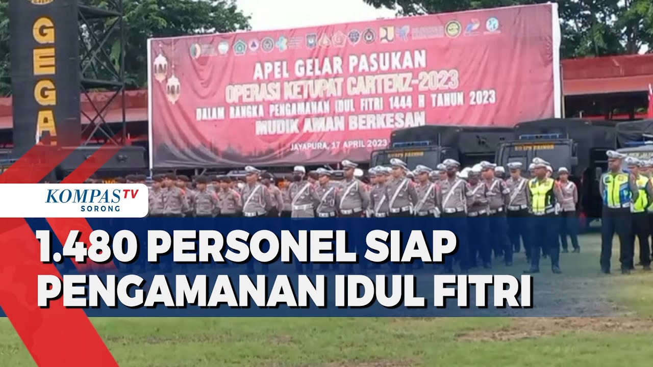 TNI POLRI Siap Pengamanan Idul Fitri Pada 90 Pos di Papua - YouTube