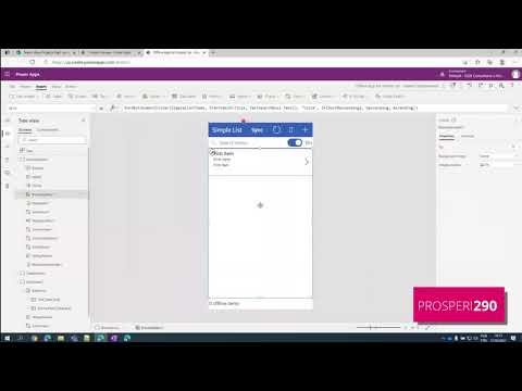 Prosperi 365 - Building an App in Microsoft Power Apps with Offline Capabilities