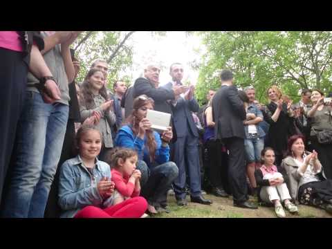 კახაბერ კაკაბაძე და ბექა ბანეთიშვილი აფხაზეთობ2015