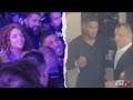 ANTHONY JOSHUA MOBBED BY FANS & MEETS MAIRIS BRIEDIS AFTER LAWRENCE OKOLIE VS MICHAL CIESLAK
