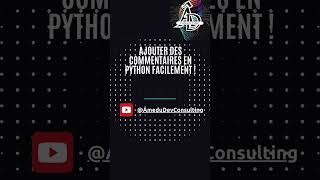 Comment ajouter des commentaires en Python facilement   #programmation #pythontutorial