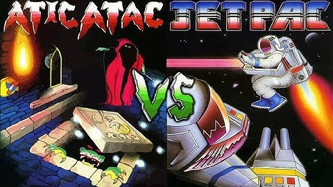 ATIC ATAC vs JET PAC - WHICH IS THE BETTER GAME?