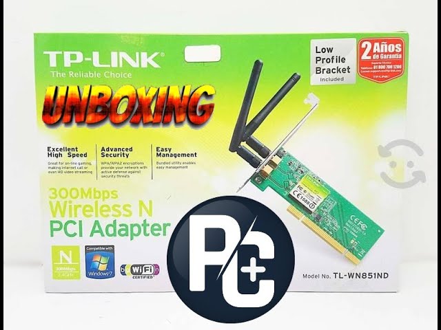 Carte PCI TP-LINK TL-WN851ND WiFi 300Mbps