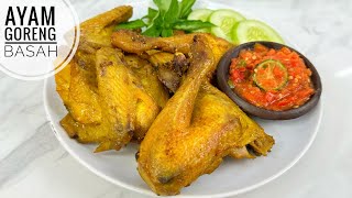 Wet Fried Chicken Recipe, Sundanese Stall Style! The Meat is So Soft and Delicious! screenshot 5