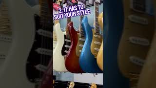 3 Tips On Choosing Your Next Electric Guitar! #Shorts