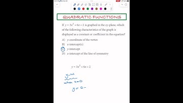 Easy SAT Math_Quadratic Functions_Q.35 #shorts #shortvideos #maths #math #mathtrick #satmath