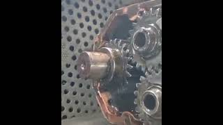 Repairing a gear box of the master roller#engineering #mechanics #automation #maintenance