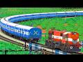 WDM3D SHUNT ICF BLUE EXPRESS TRAIN | BUMPY RAILROAD | Train Simulator | Railwork | NTG GAMING