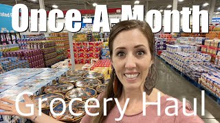 The HOTTEST  OnceAMonth GROCERY HAUL