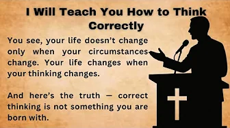 I Will Teach You How to Think Correctly || Graded Reader ||Improve Your English |Listen And Practice