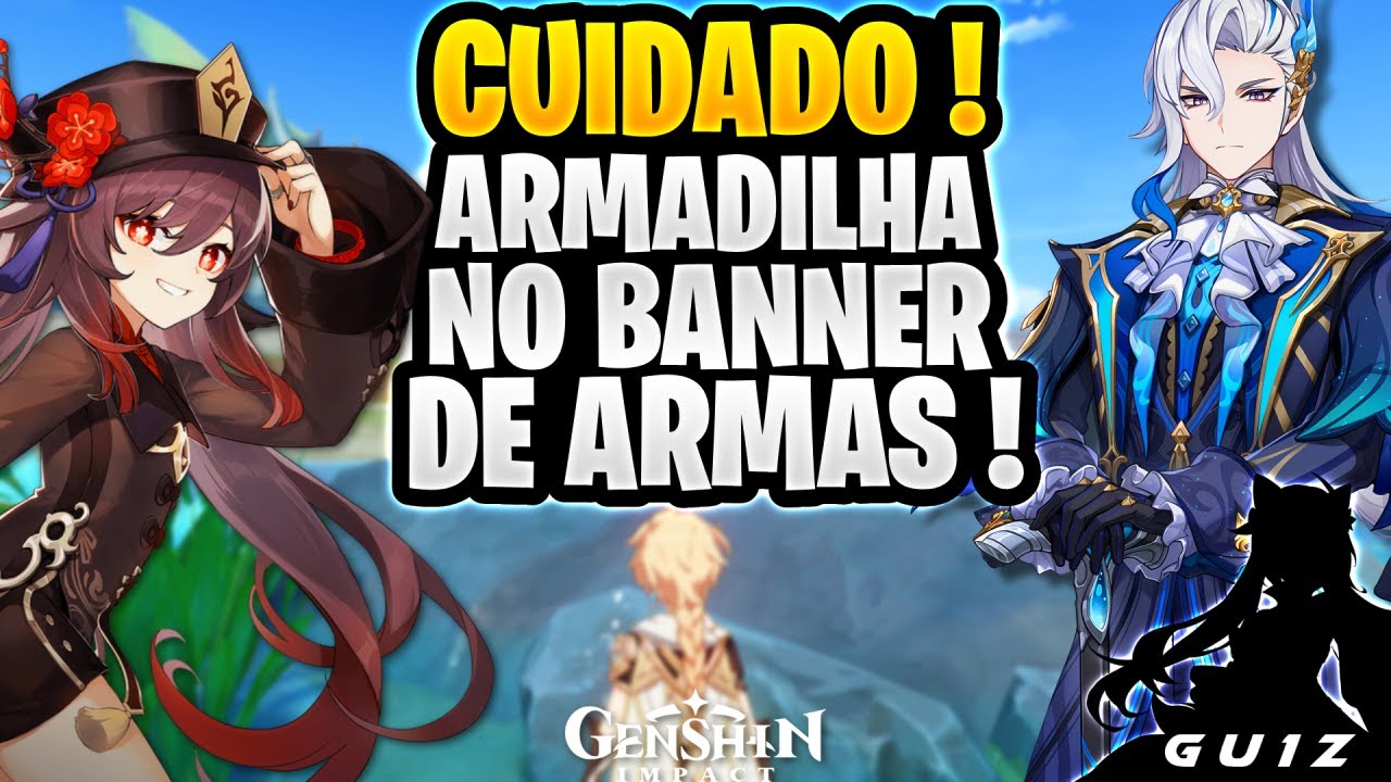 An lise dos banners de hu tao e neuvillette banner de armas est troll