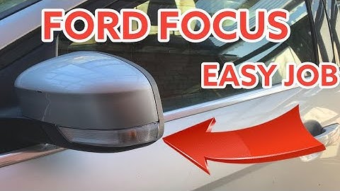 Ford Focus 2008-2016 buitenspiegel indicator(repeater) vervanging.