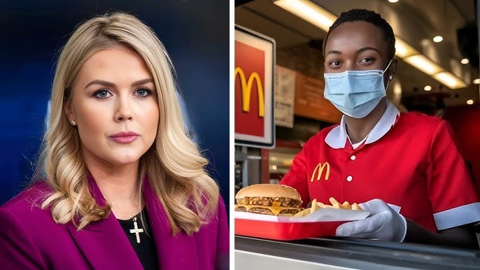 Black waitress is fired for helping Karoline Leavitt next day she gets the shock of her life