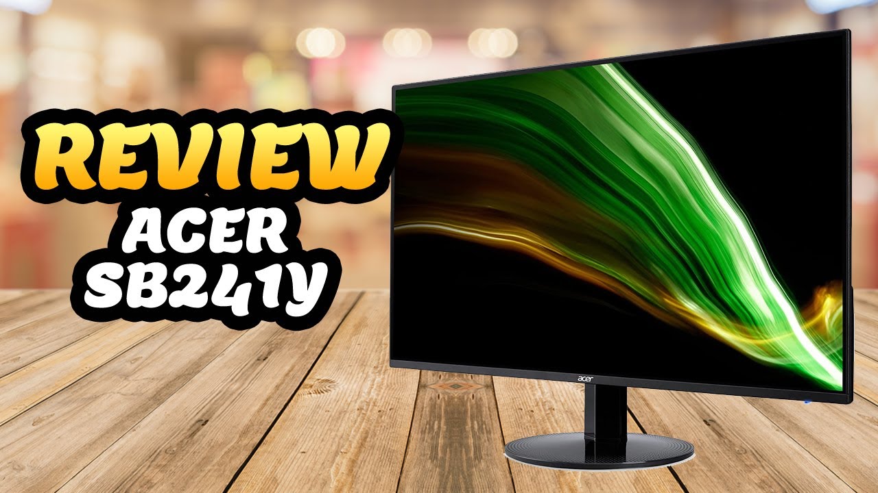 Acer SB241Y Abi 23.8 Inch Full HD Monitor ✓ Review - YouTube