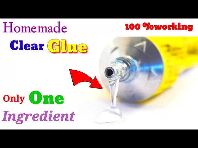 Diy clear glue/Homemade transparent glue/How to make glue at home