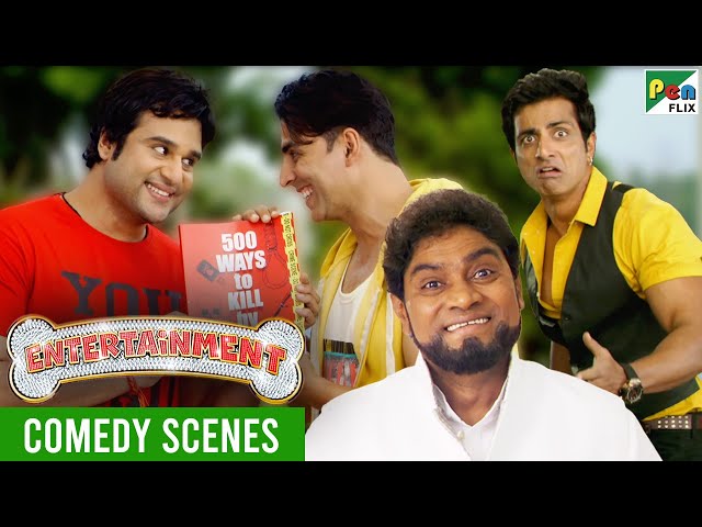 Entertainment Back To Back Comedy Scenes | Akshay Kumar, Johnny Lever, Sonu Sood, Tamannaah class=