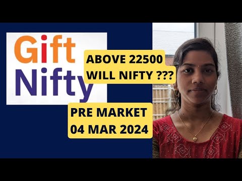 &quot;Gift Nifty Above 22500&quot; Nifty &amp; Bank Nifty, Pre Market Report, Analysis 04 Mar 2024, Range