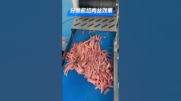 Fresh meat parallel slicing machine