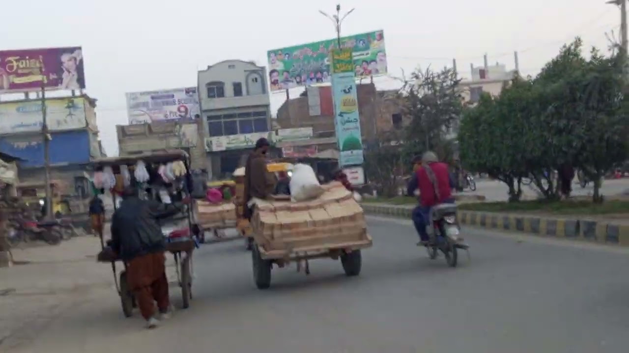 شہر کا چوک فوارہ چشتیاں شہر کا